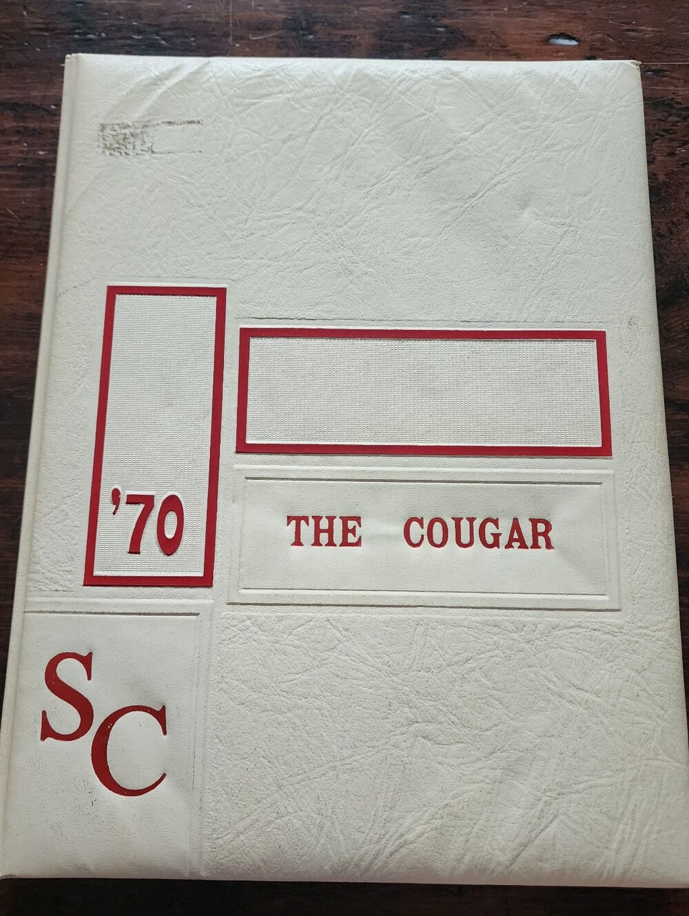 Vintage Yearbook 1970 Sandy Creek The Cougar Fairfield Nebraska Signed Used '70